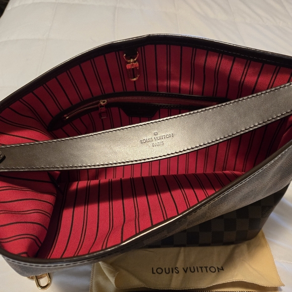 LOUIS VUITTON DAMIER EBENE GRACEFUL PM HANDBAG - Picture 6 of 6